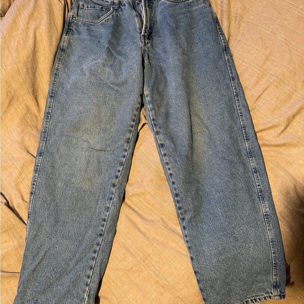 St. John's Bay Relaxed Fit Blue Jeans Flannel Lined